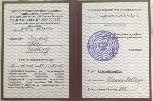 Сладков Иван Сергеевич
