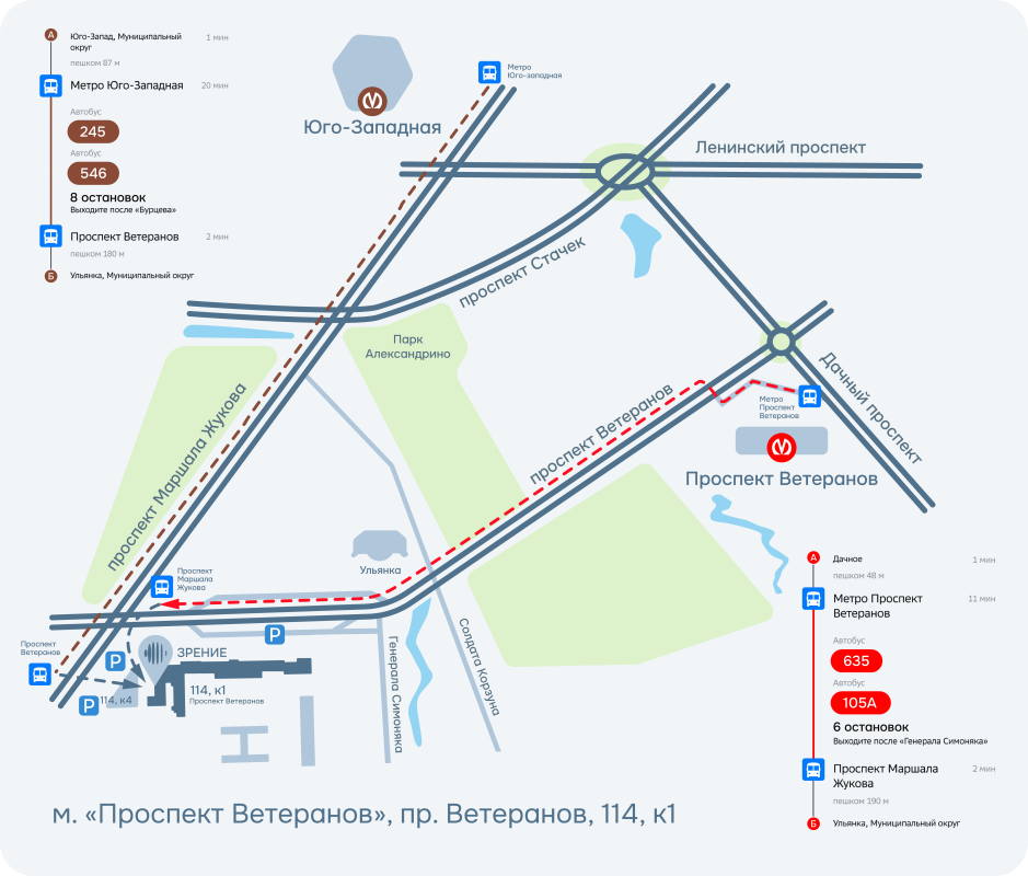 карта Ветеранов