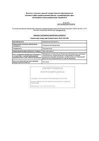Сведения о прохождении аккредитации, 2023