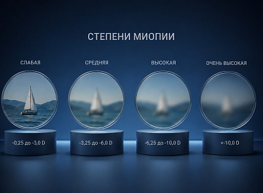 Степени миопии
