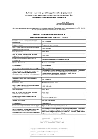 Сведения о прохождении аккредитации, 2025