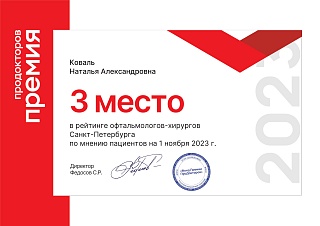 Премия Продокторов, 2023