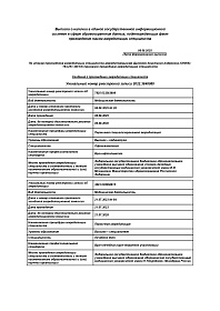 Сведения о прохождении аккредитации специалистом, 2025