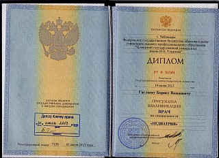 Диплом, 2013